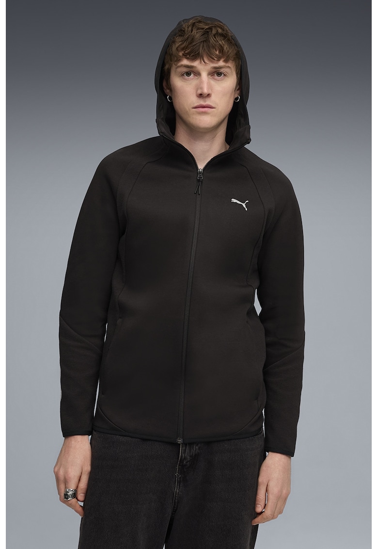 Hanorac cu buzunare laterale si fermoar