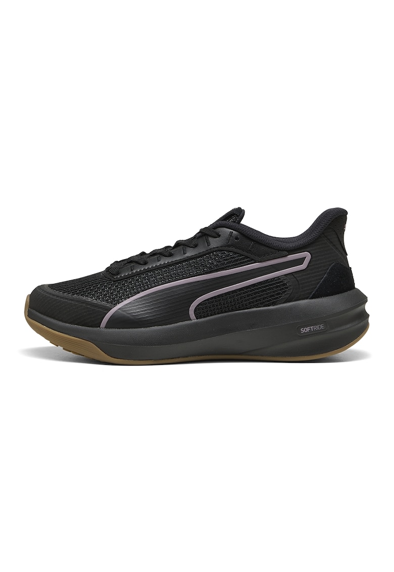 Pantofi Softride Courtney cu logo pentru alergare - Negru/Lila