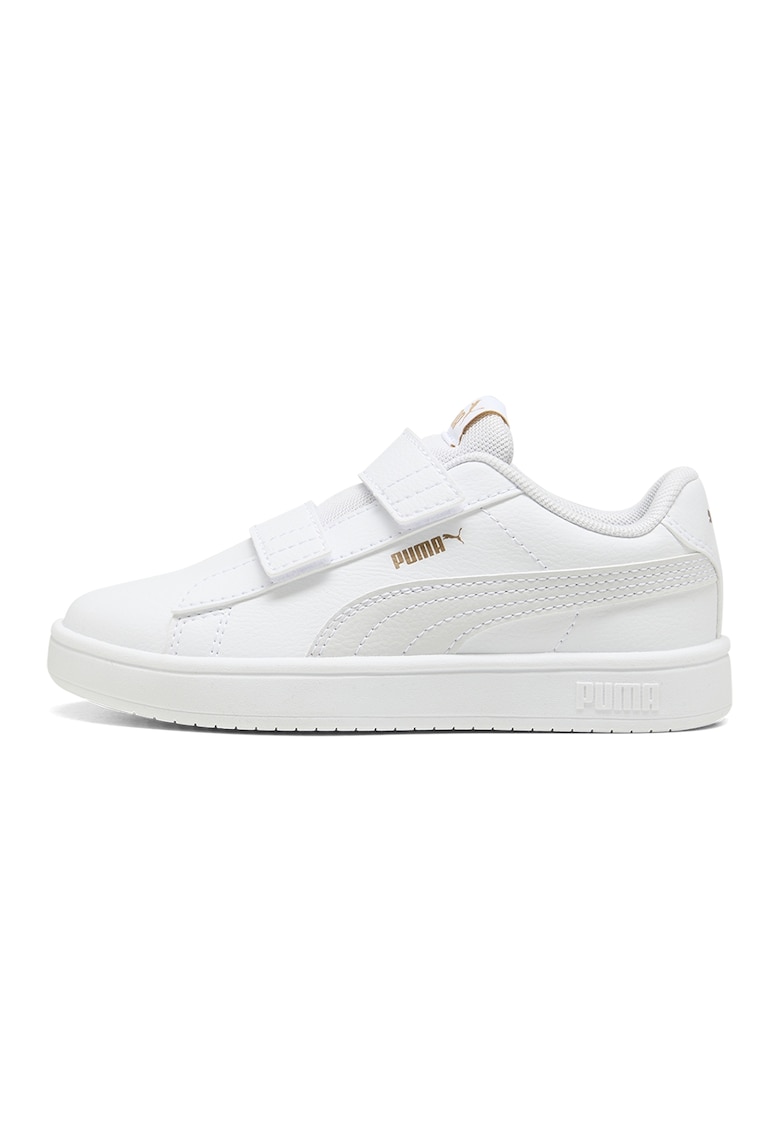 Pantofi sport Rickie Classic cu velcro - Alb optic/Alb murdar