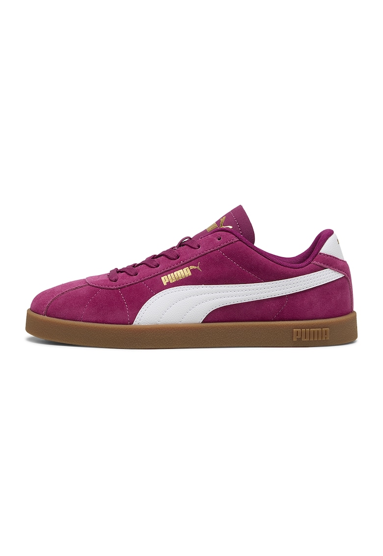 Pantofi sport Club II Intense unisex de piele intoarsa - Roz zmeuriu