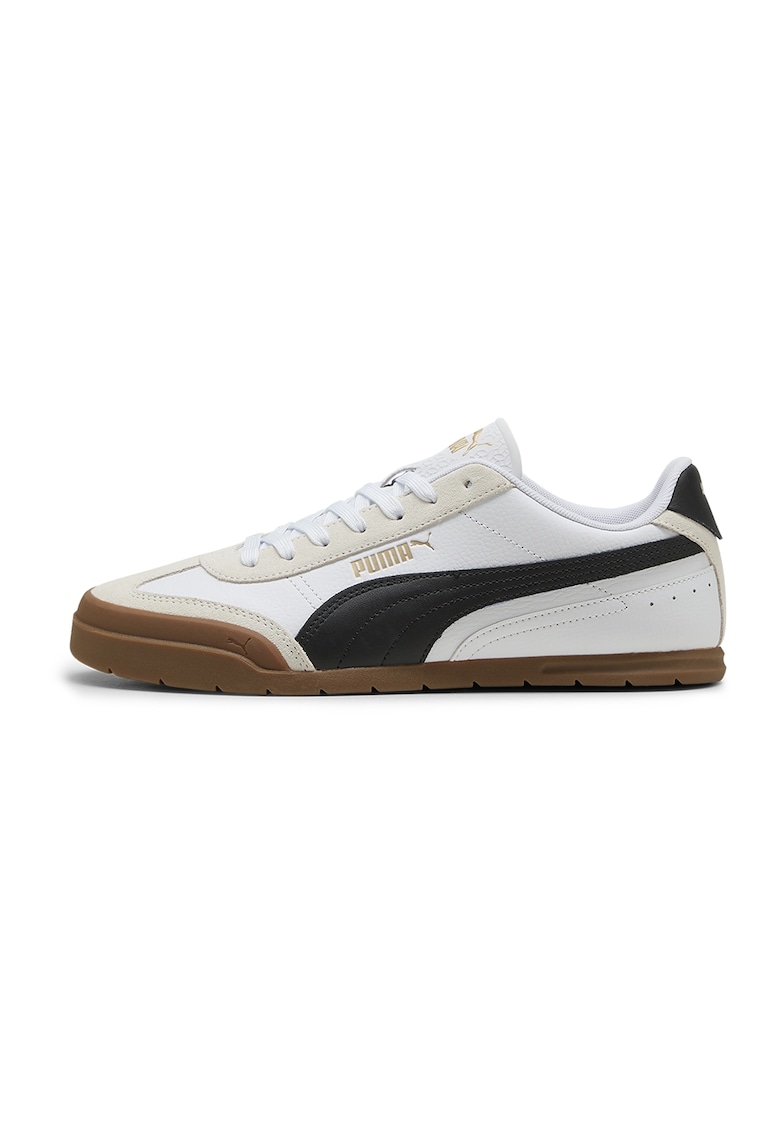 Pantofi sport de piele Super Turino - Negru/Alb optic