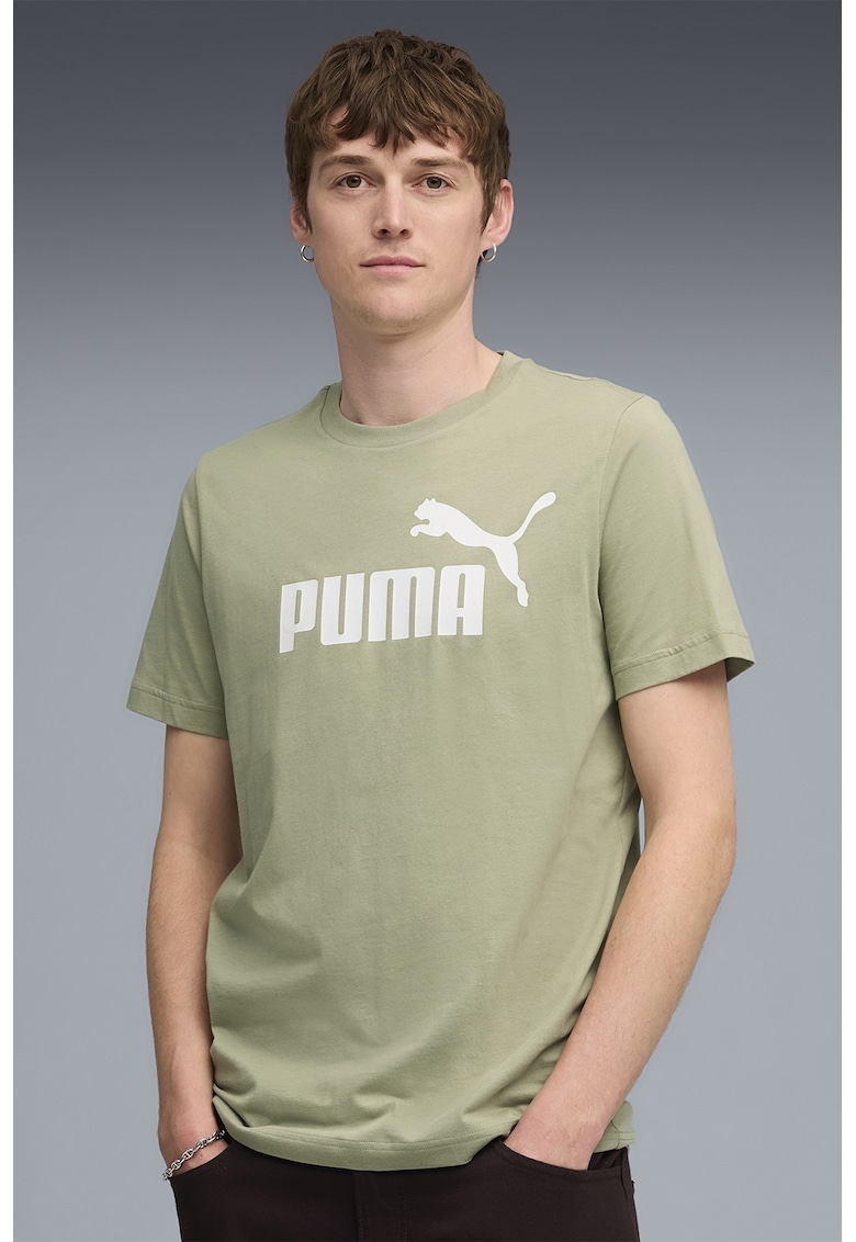 Tricou cu imprimeu logo ESS No. 1 - Alb/Verde sparanghel