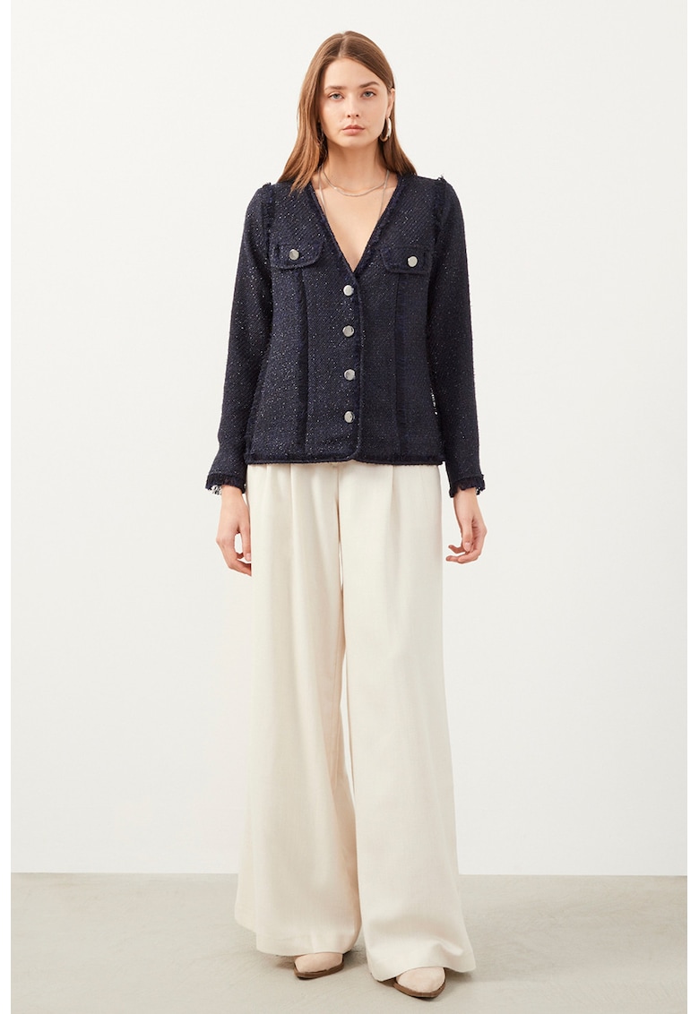 Jacheta cu insertii stralucitoare