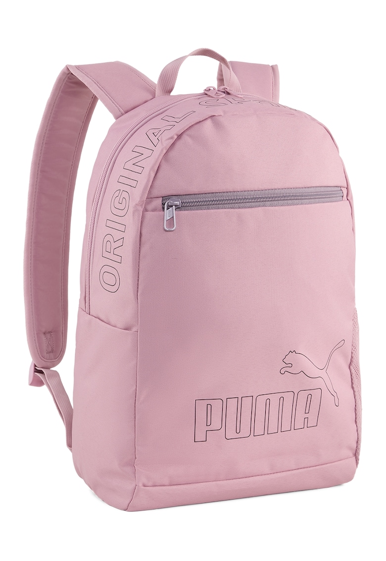 Rucsac cu imprimeu logo Phase II - Roz pastel/Roz