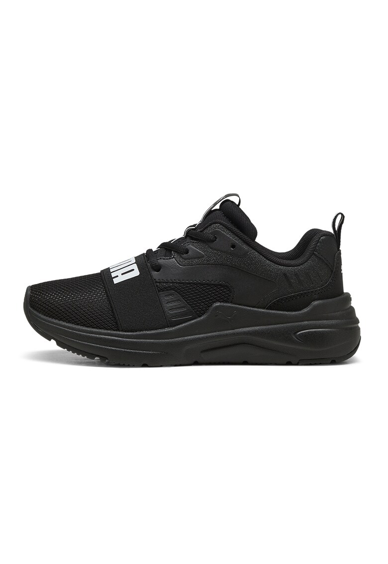 Pantofi sport Softride din material textil cu logo - Negru