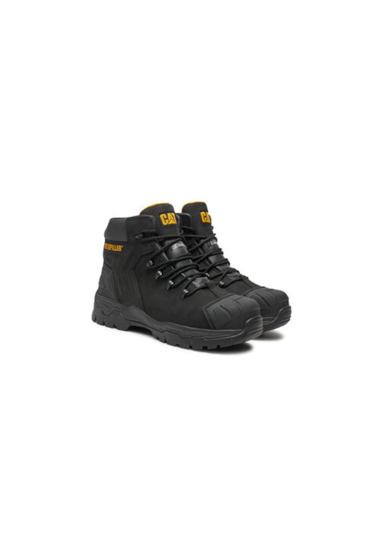 Caterpillar Bocanci de drumetie barbati P725322 - Piele naturala - 47 EU - Negru
