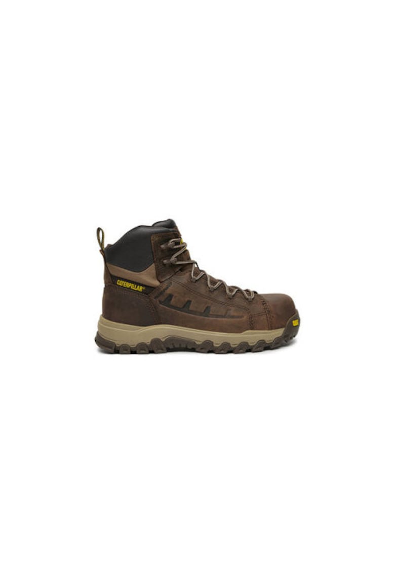 Caterpillar Bocanci de drumetie barbati P726048 - Piele naturala - Maro - Maro