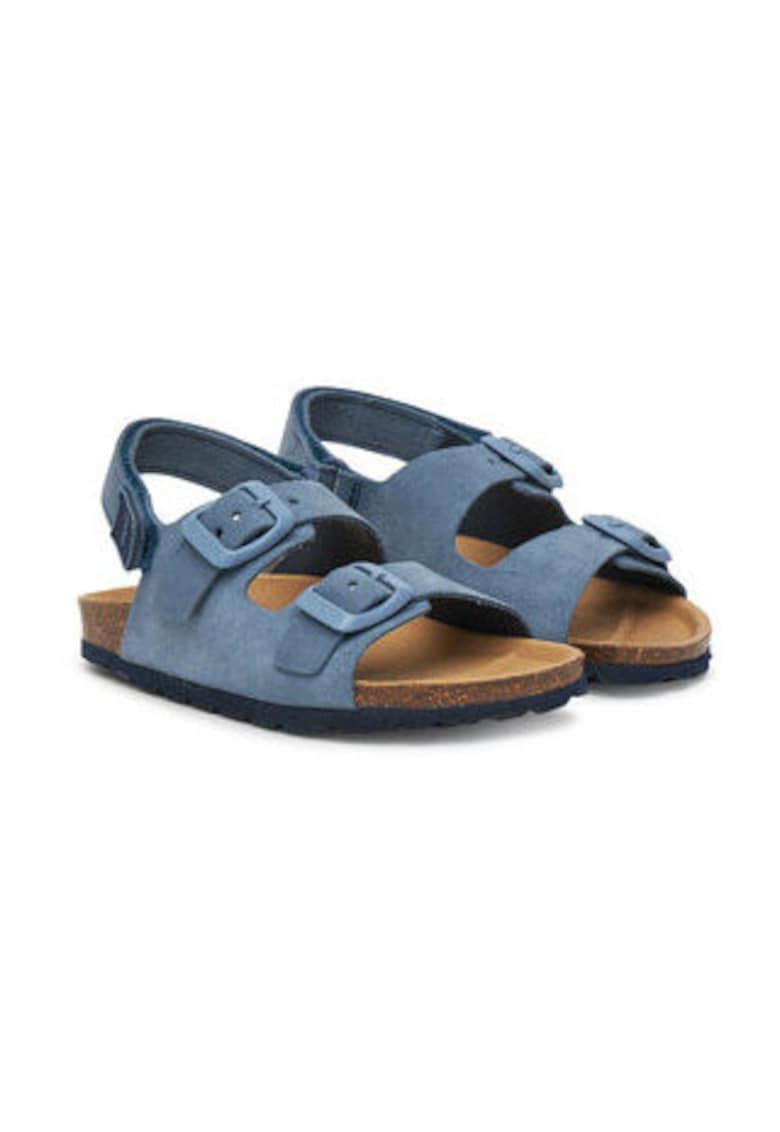 Sandale copii - piele naturala - albastru -