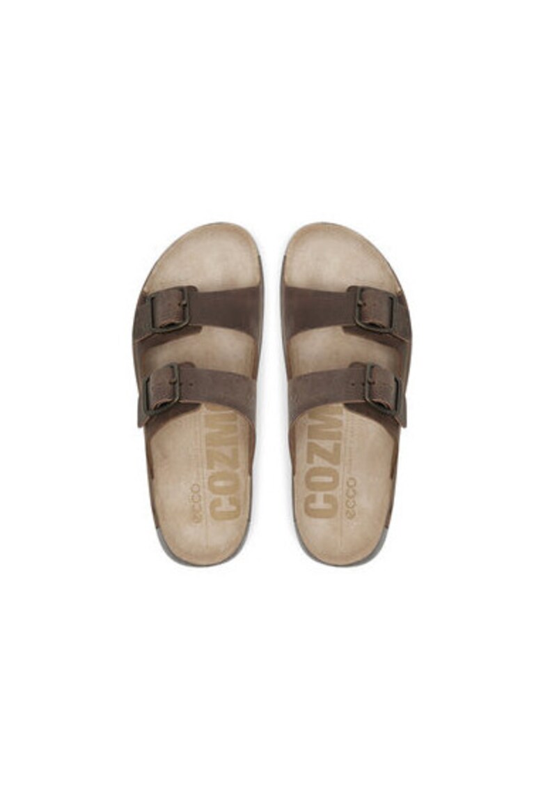 Slapi barbati 50098402114 - Piele naturala - Maro