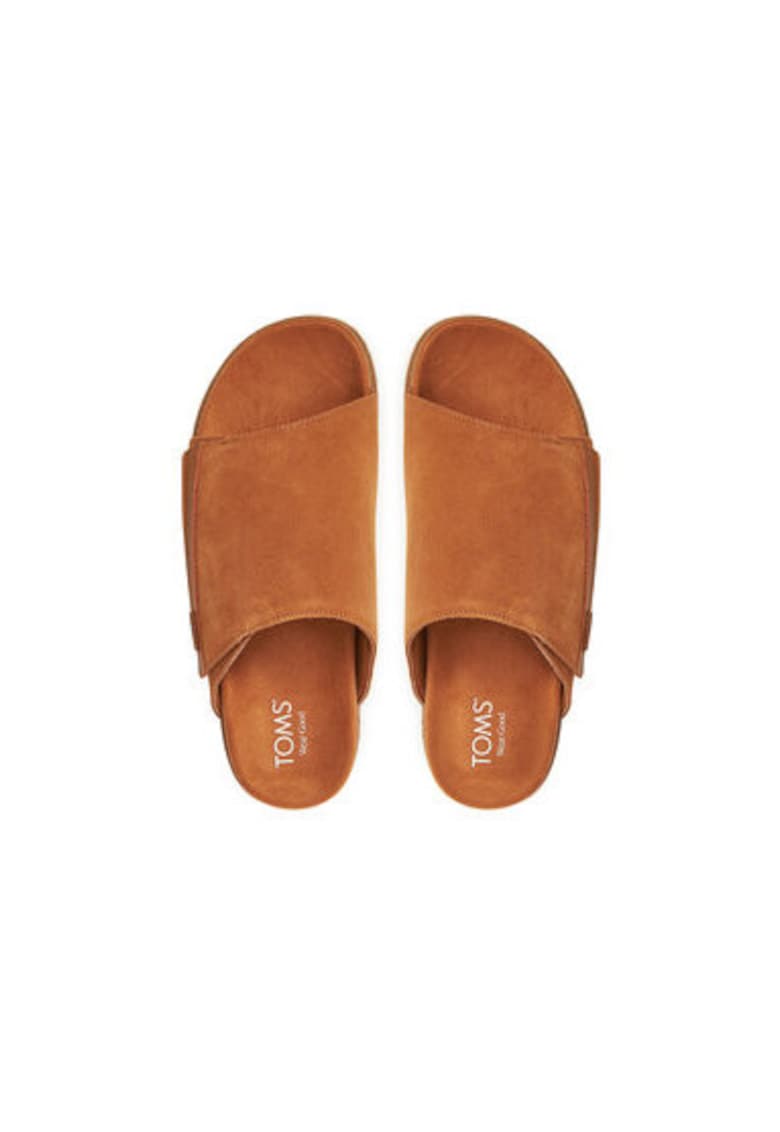 Slapi barbati 10022037 - Piele naturala - Maro - Maro