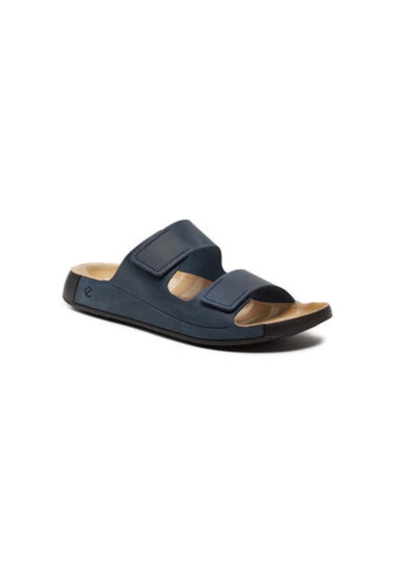 Ecco Slapi barbati 50090402038 - Piele naturala - Bleumarin - Bleumarin