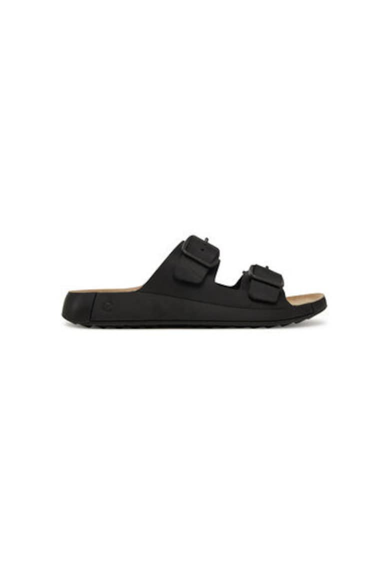 Slapi barbati 50098402001 - Piele naturala - Negru - Negru