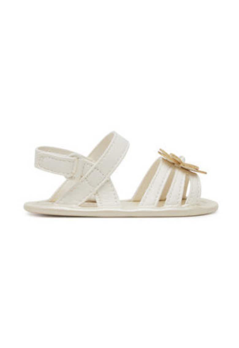 Sandale fete - 9904 - Piele ecologica - Ecru - Ecru