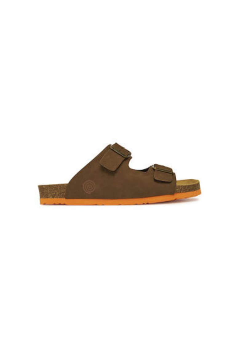 Slapi barbati Dr Brinkmann - 600138-02 - Piele naturala - Maro