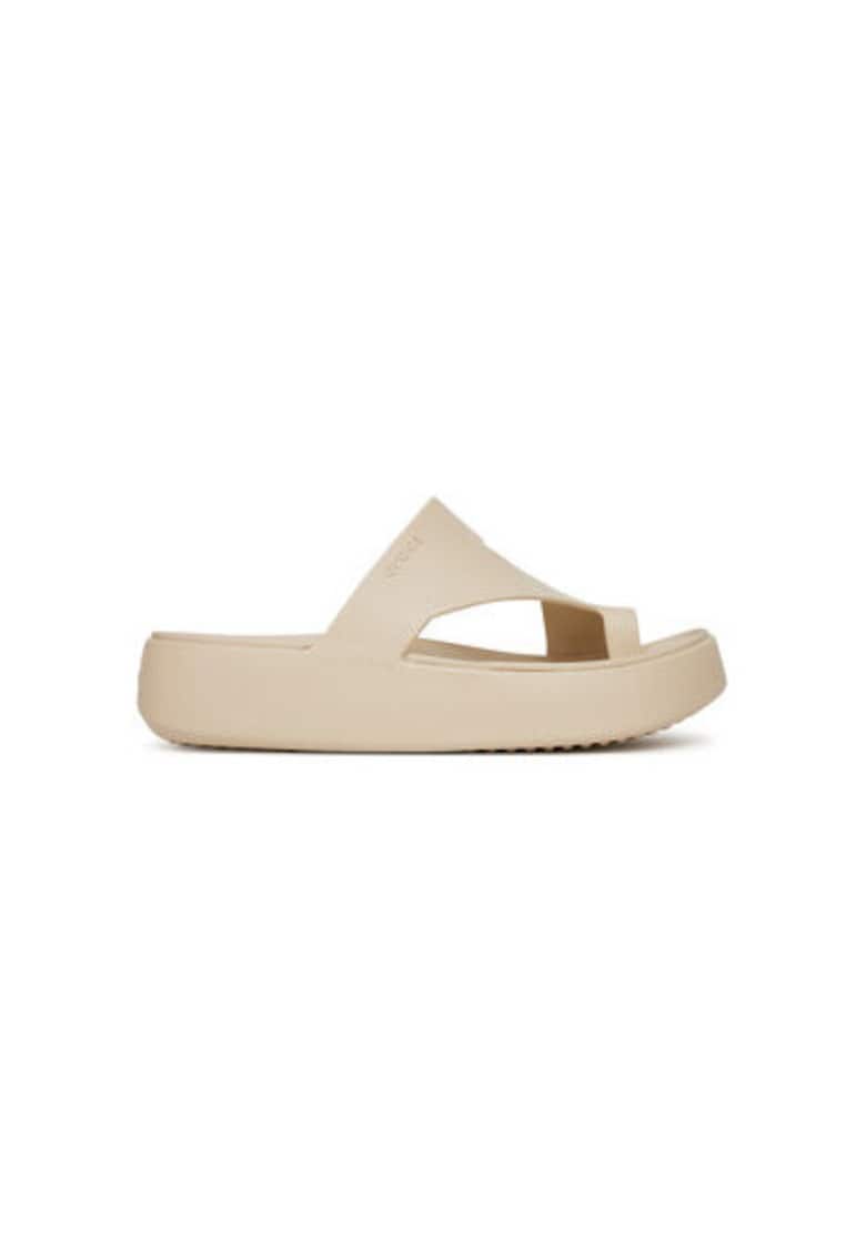 Papuci flip-flop dama 210834 - Sintetic - 42-43 EU - Bej