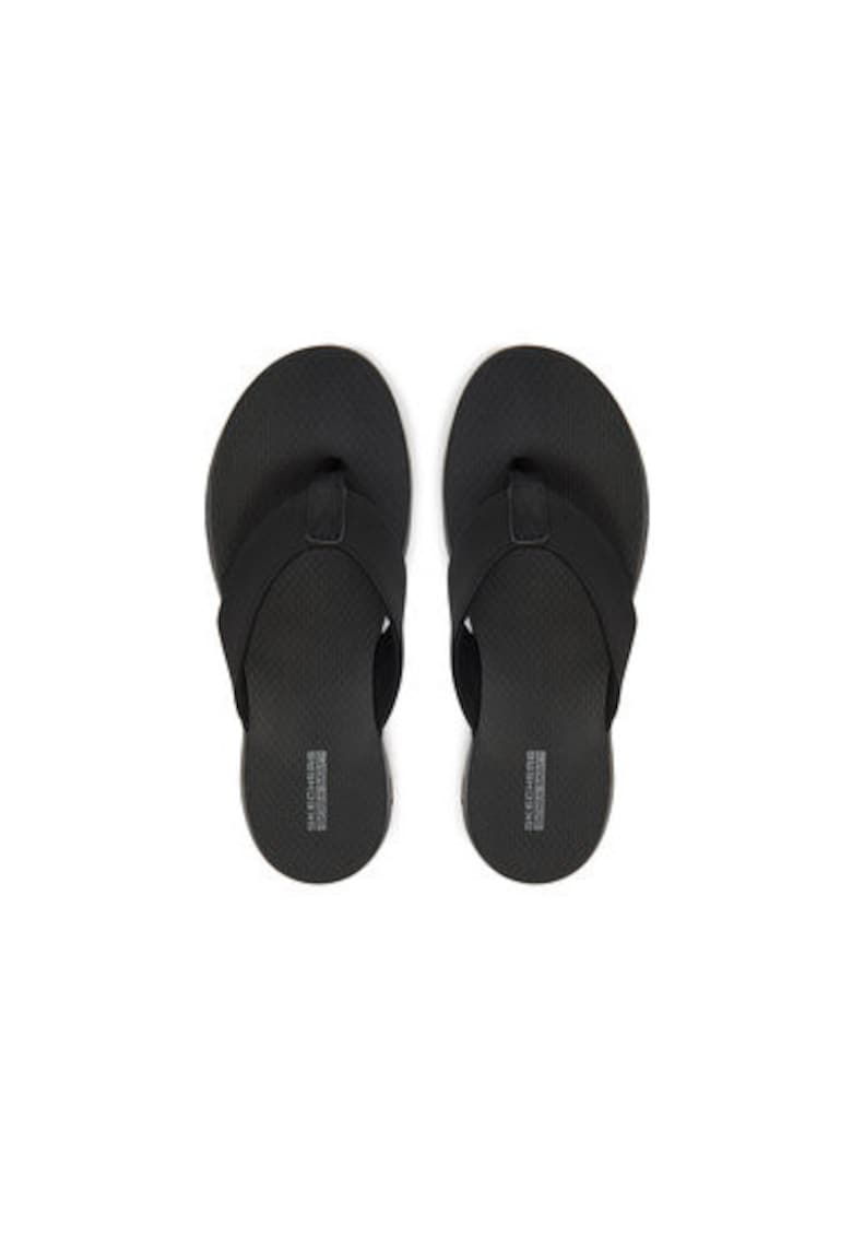 Papuci flip-flop dama 140702 - Textil - Negru