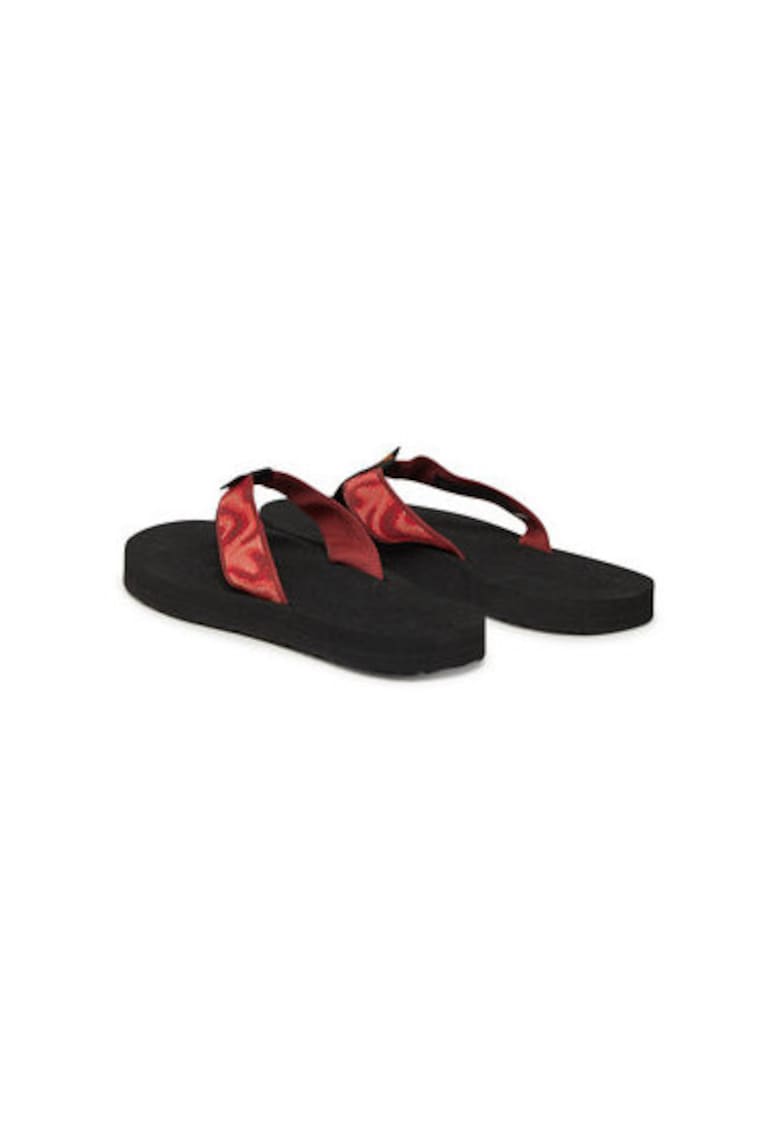 Papuci flip-flop dama 4198 - Textil - Rosu - Rosu