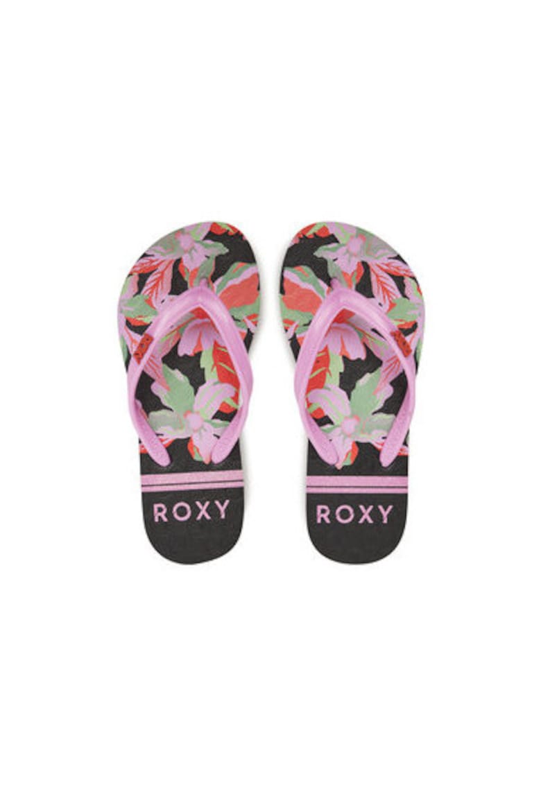 Papuci flip-flop dama ARGL100283 - Sintetic - Negru/Roz - Negru/Roz