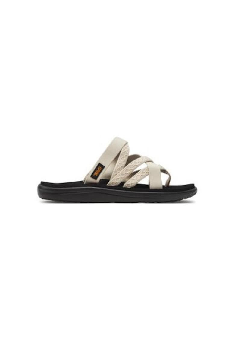 Papuci flip-flop dama 1117032 - Textil - Ecru - Ecru