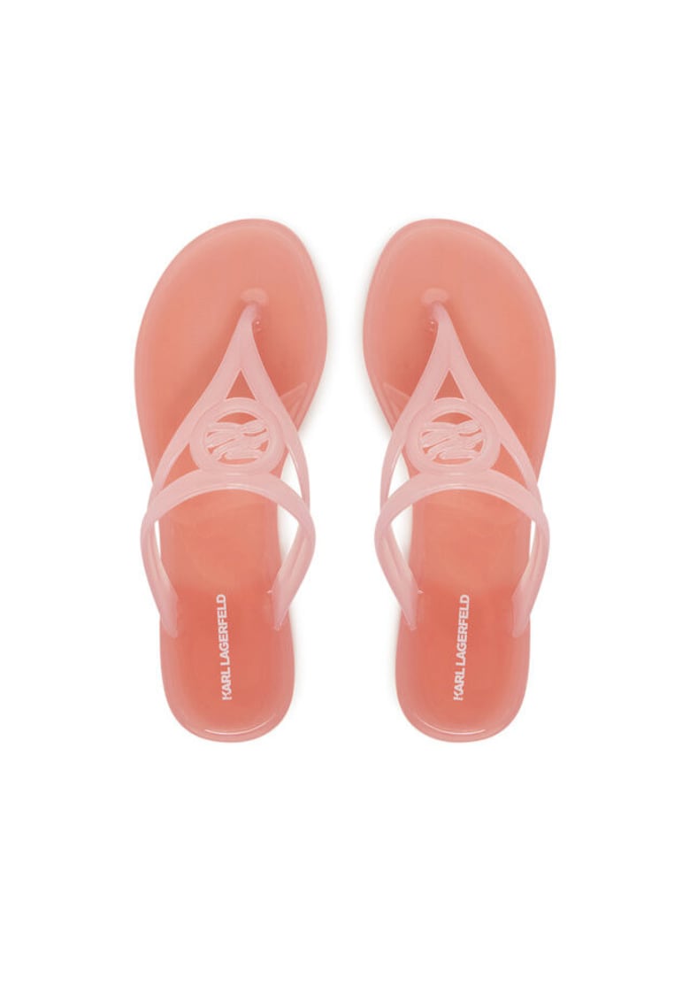 Papuci flip-flop dama KL80007A - Sintetic - 41 EU - Roz