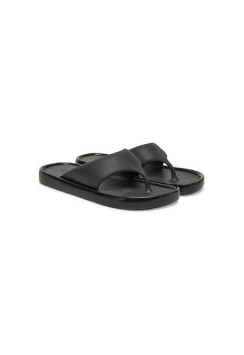 Papuci flip-flop dama M 33915 - Sintetic - Negru