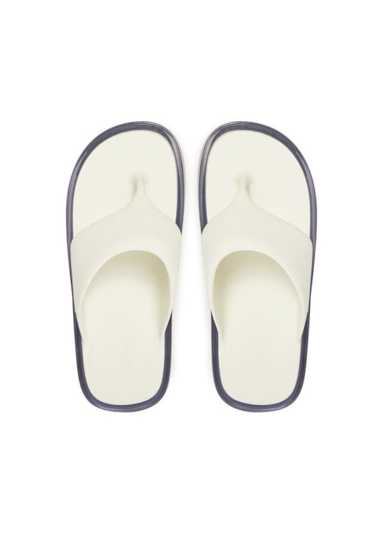 Papuci flip-flop dama M 33915 - Sintetic - Alb - Alb
