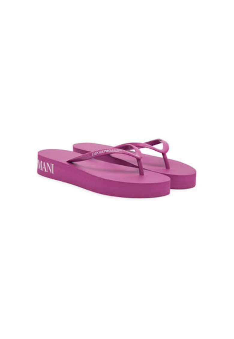 Papuci flip-flop dama XVQS09 XN118 - Sintetic - Roz - Roz