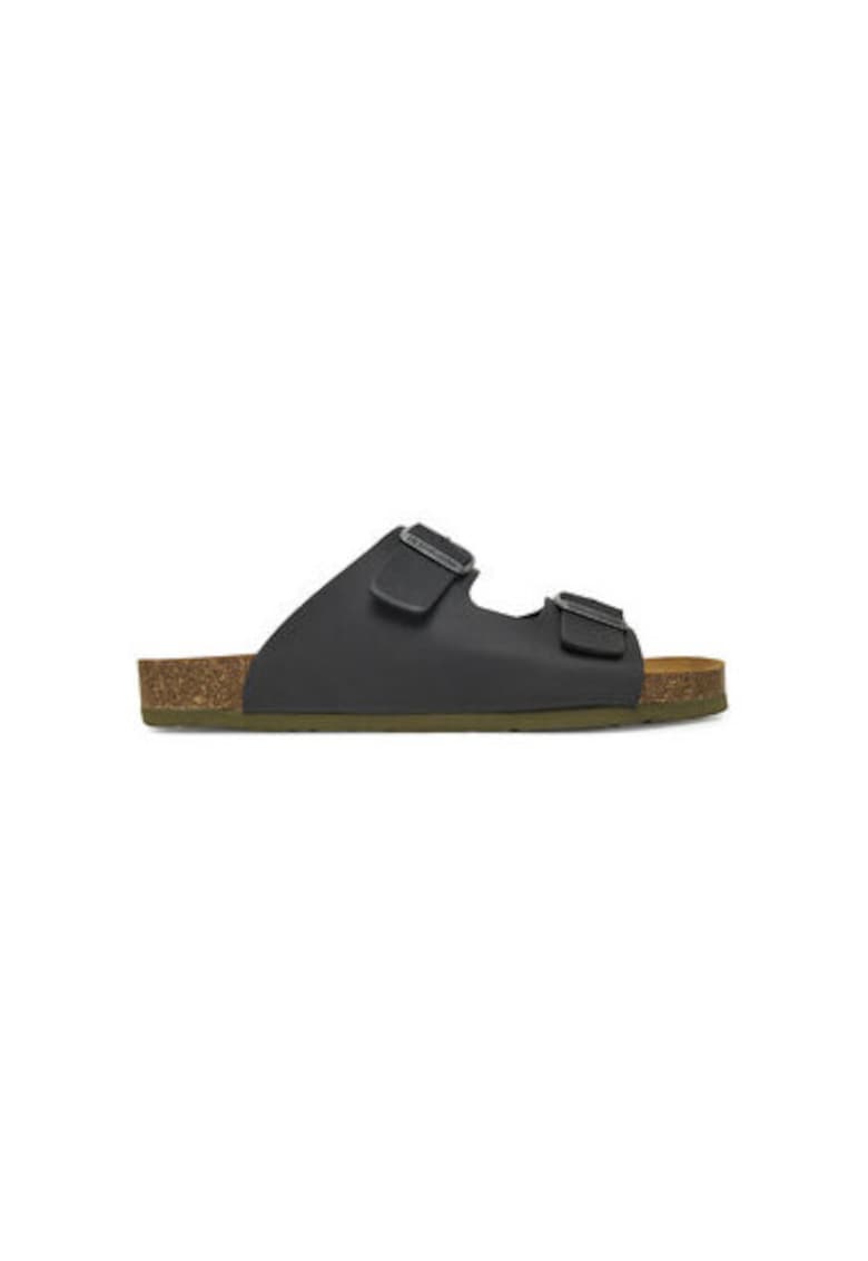 Slapi barbati Dr Brinkmann - 600138-01 - Piele naturala - Negru Slapi barbati Dr Brinkmann - 600138-01 - Piele naturala - Negru