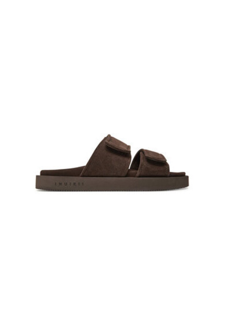 Slapi barbati 50102 510/701 - Piele naturala - Maro - Maro