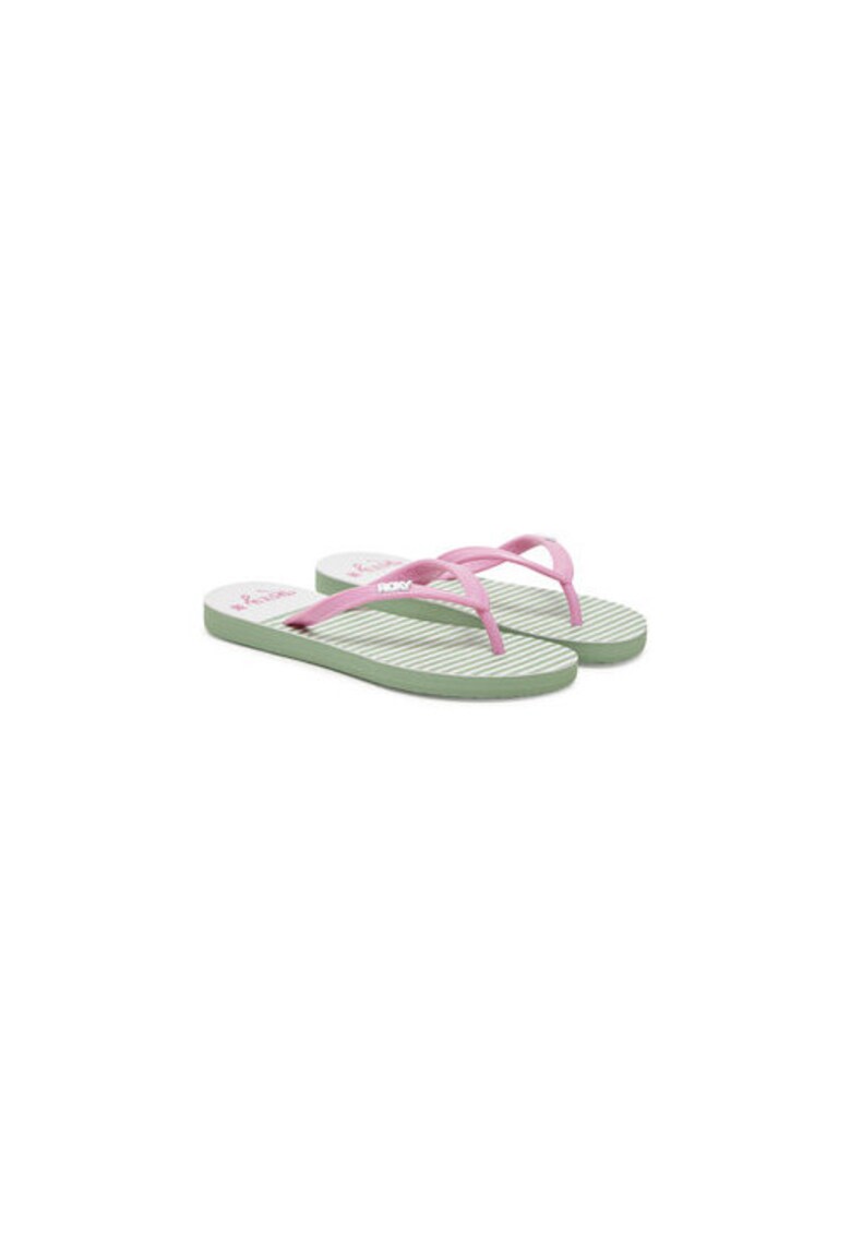 Papuci flip-flop fete ARGL100283 - Sintetic - Roz/Verde