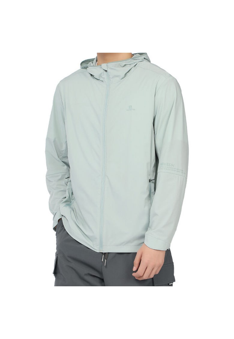 Jacheta tehnica impermeabila - UPF50+ - Verde menta -