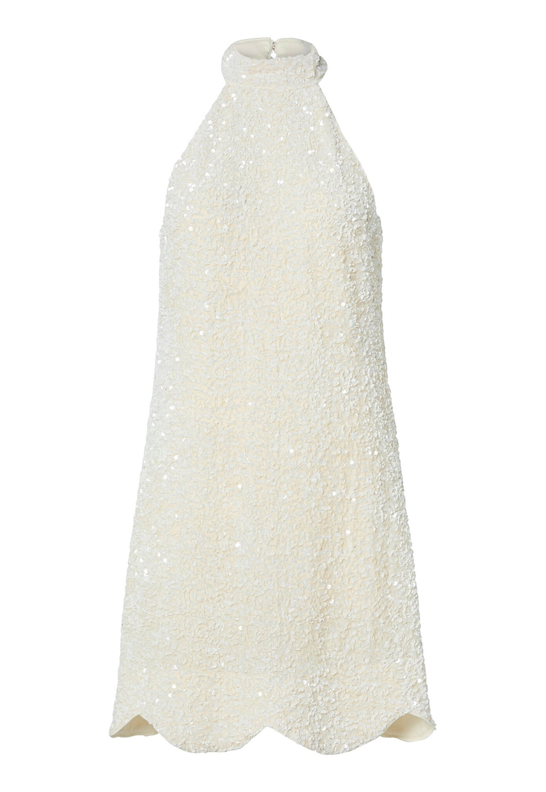 Rochie cocktail dama 26037830 - Sintetic - L INTL - Ecru