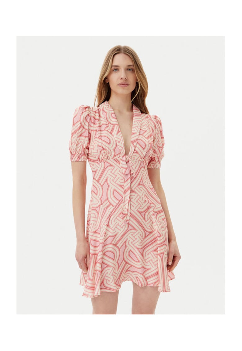 Rochie de vara dama GPP25364VE - Viscoza - Roz - Roz