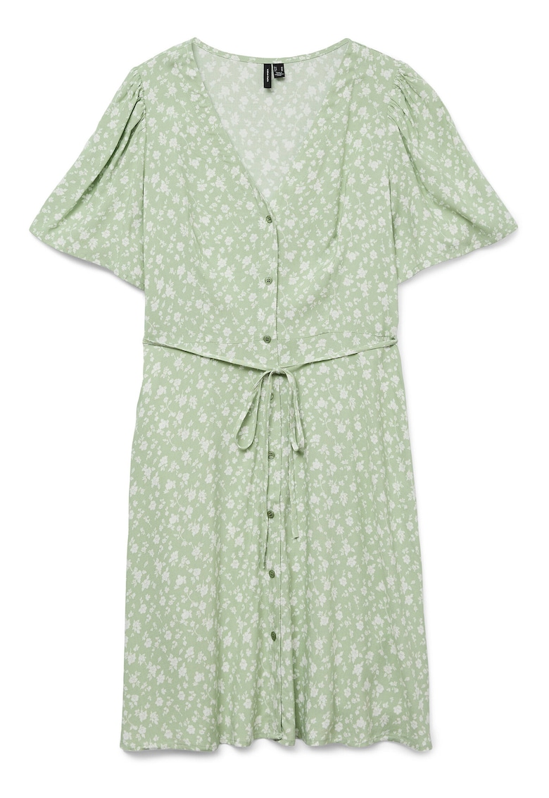 Rochie de vara dama 10292845 - Viscoza - Verde