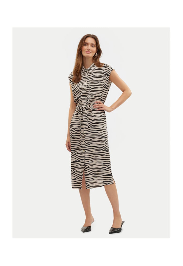 Camasa rochie dama 10282532 - Bej - Bej