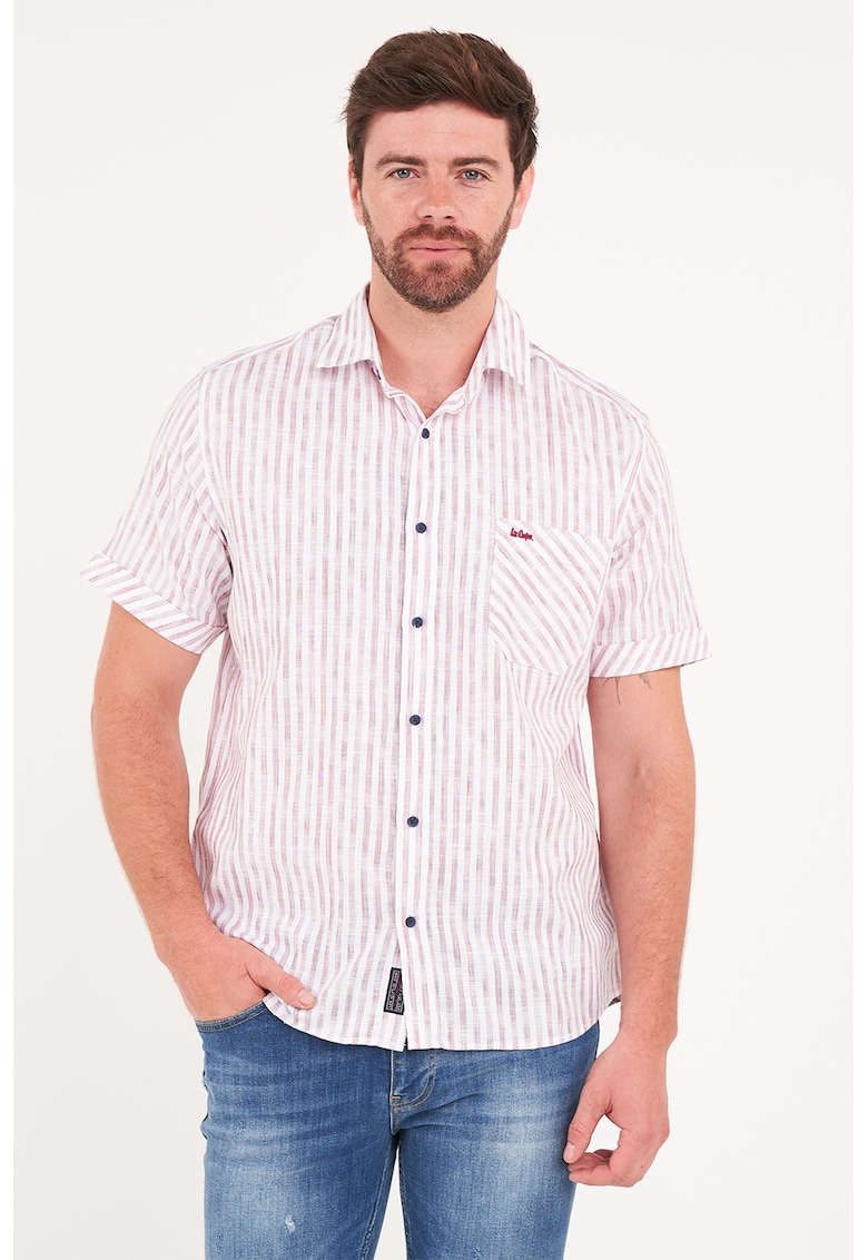 Camasa in dungi cu maneci scurte