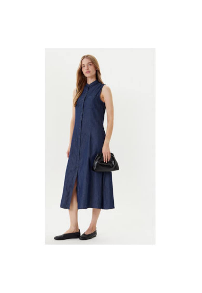 Rochie dama 44KCDV0BH - Bumbac - Bleumarin