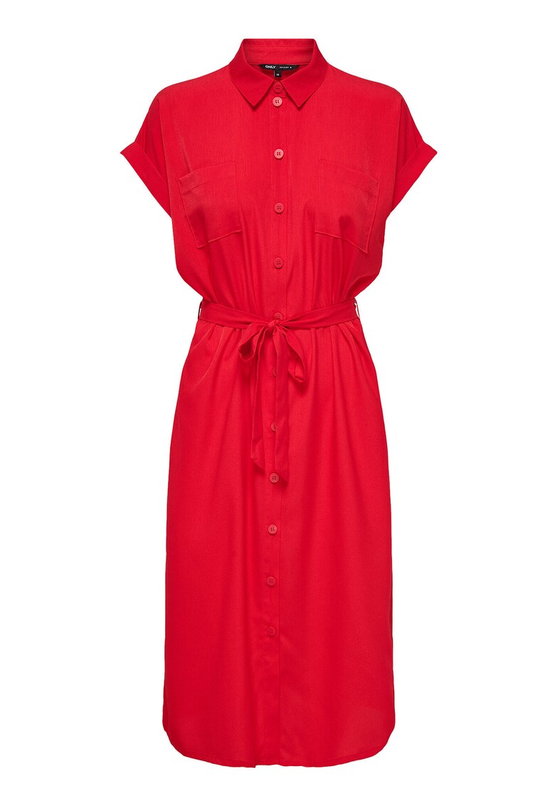 Camasa rochie dama 15191953 - Rosu - Rosu