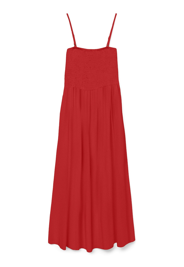 Rochie de vara dama 10328766 - Viscoza - Rosu