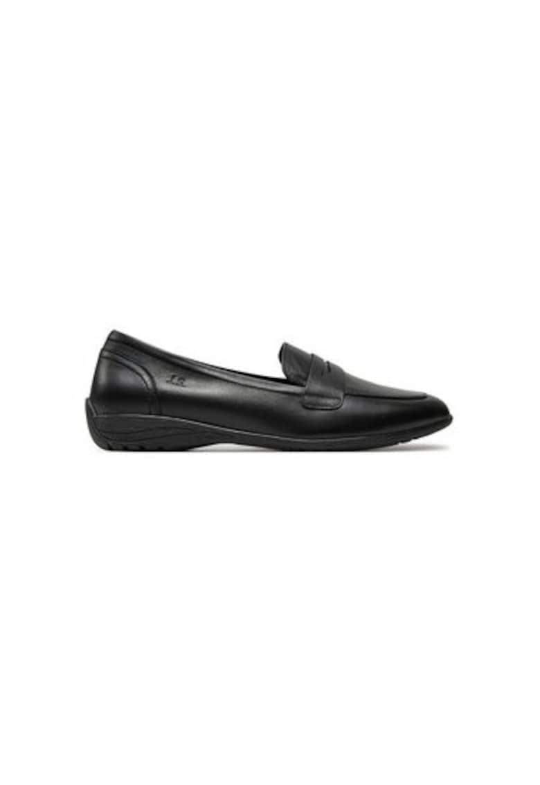 Mocasini dama 74822 - Piele naturala - 38 EU - Negru