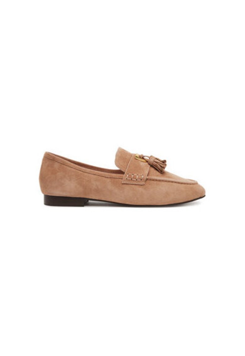 Mocasini dama NF1 16 01 01 N71 - Piele naturala - Bej - Bej