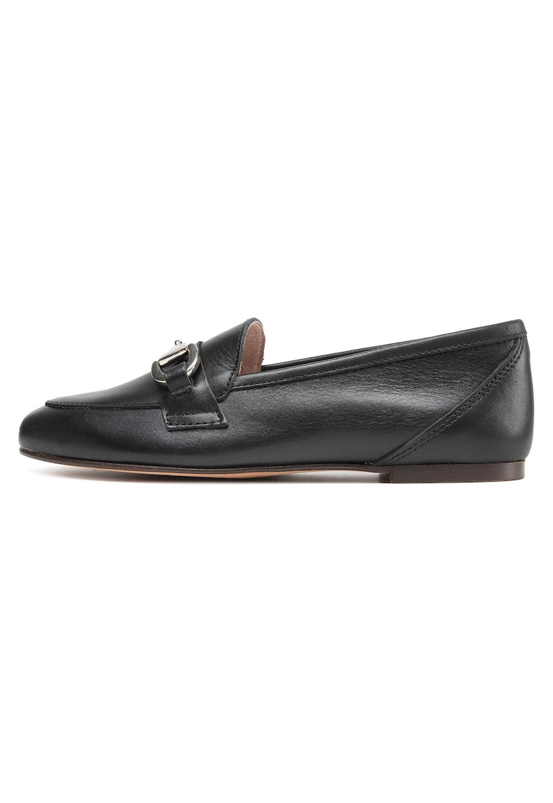 Mocasini dama - piele naturala - negru - design atemporal -