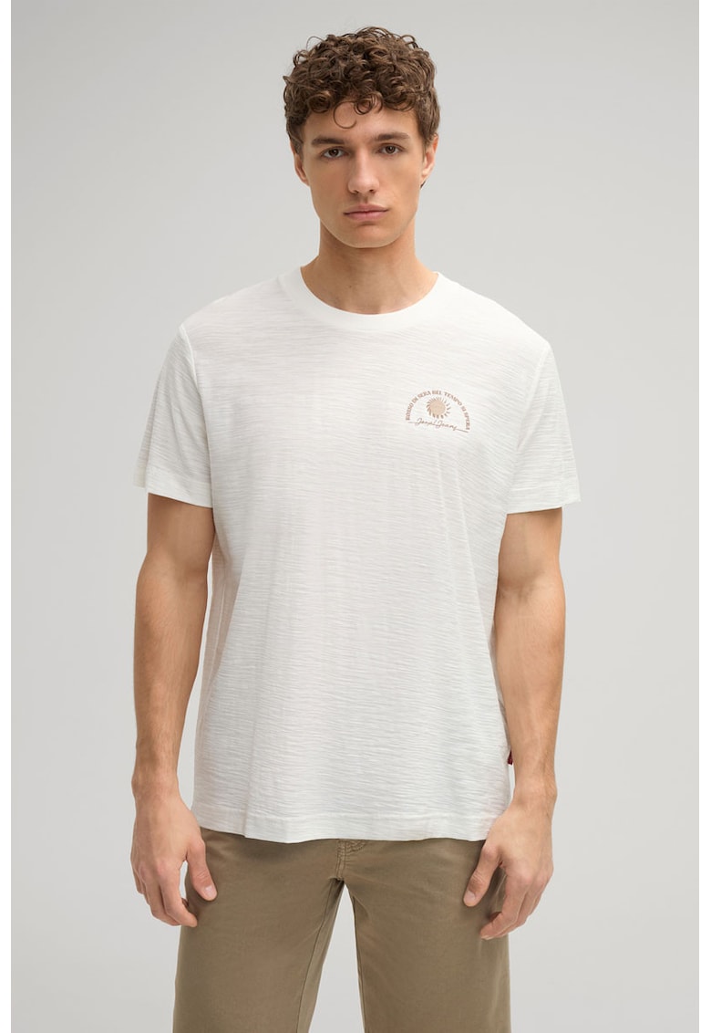 Tricou regular fit cu guler rotund 30045718 Tricou regular fit cu guler rotund 30045718