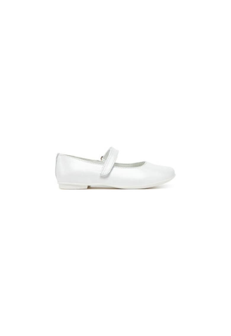 Balerini fete 7927800 - Piele naturala - Alb - Alb