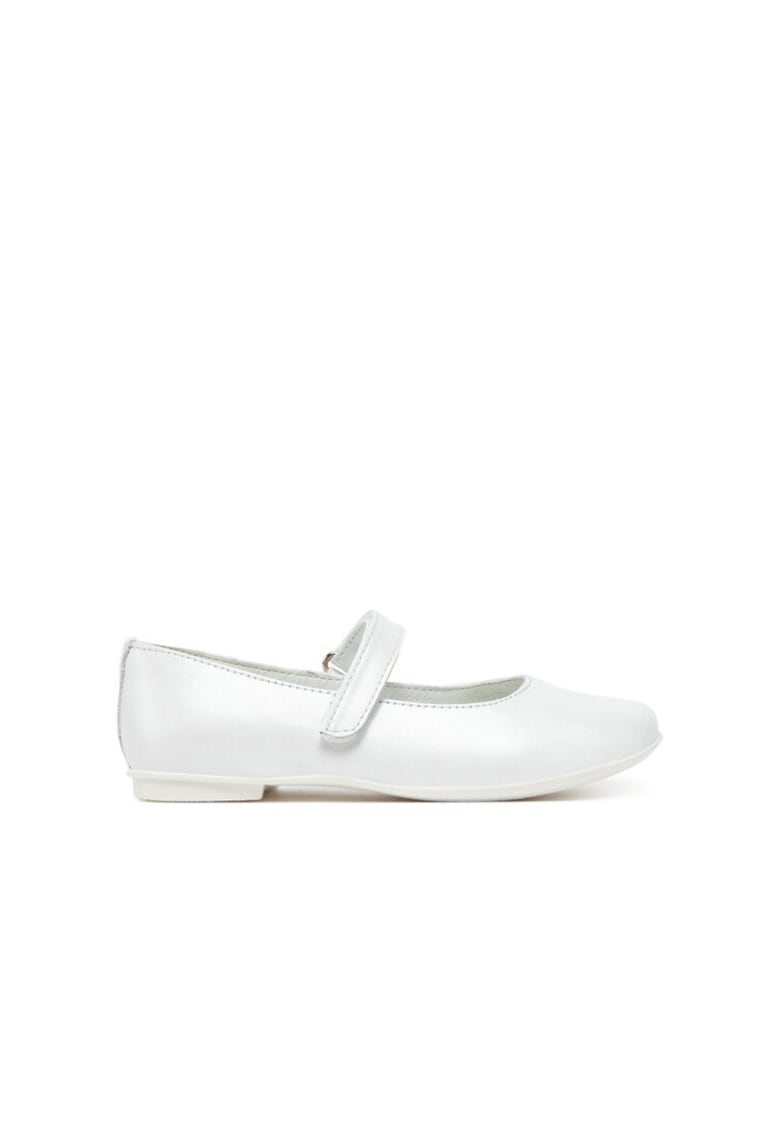 Balerini fete 7927800 - Piele naturala - Alb - Alb