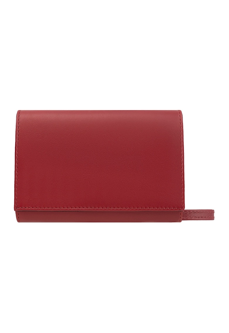 Geanta crossbody de piele - Caramiziu