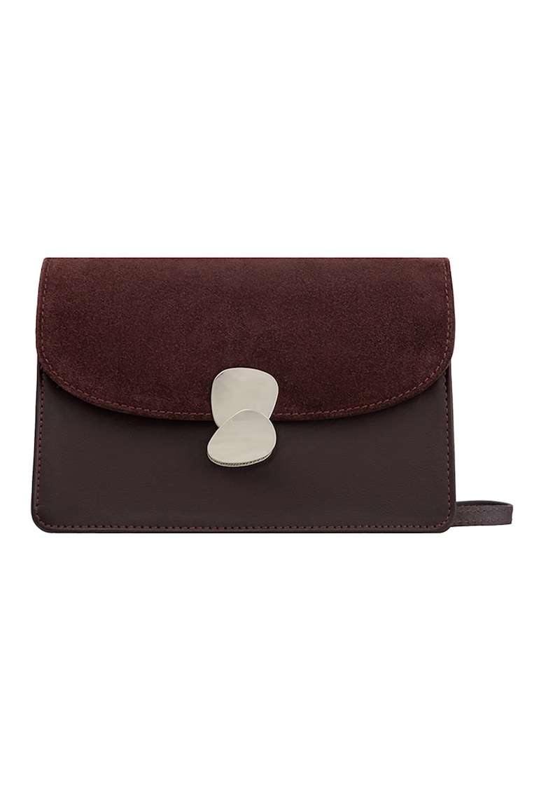 Ryłko - Geanta crossbody de piele cu bareta detasabila Torebka