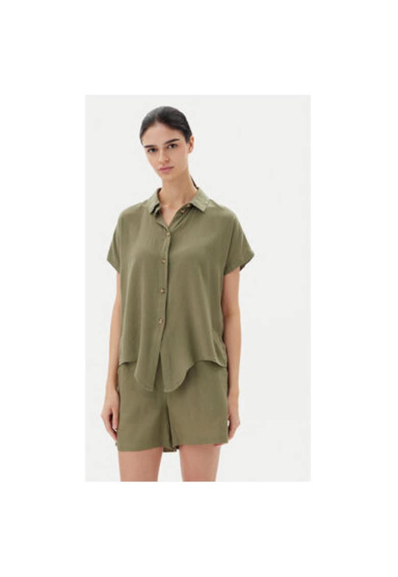 Camasa dama 10333794 - In/Viscoza - Verde - Verde