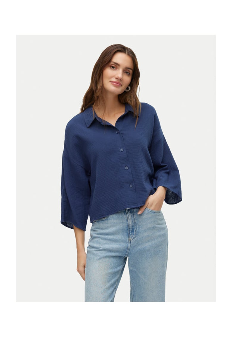 Camasa de dama bleumarin