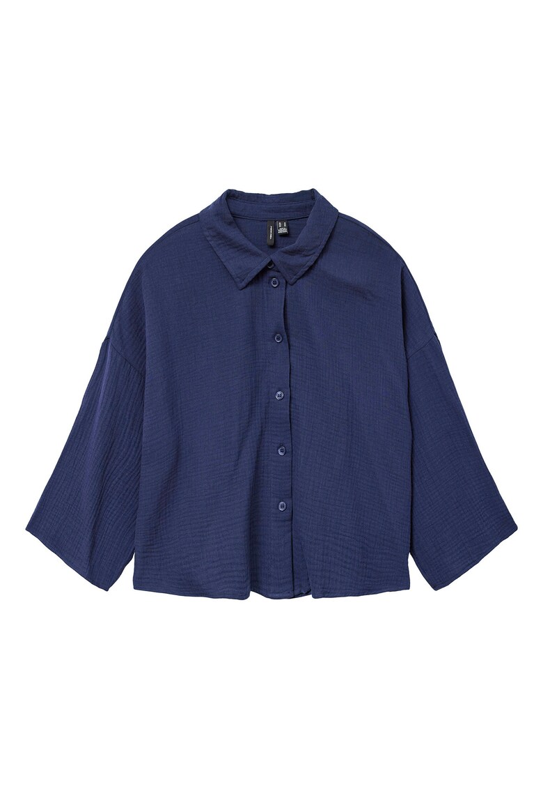 Camasa dama 10279685 - Bumbac/Bumac reciclat - Bleumarin - Bleumarin